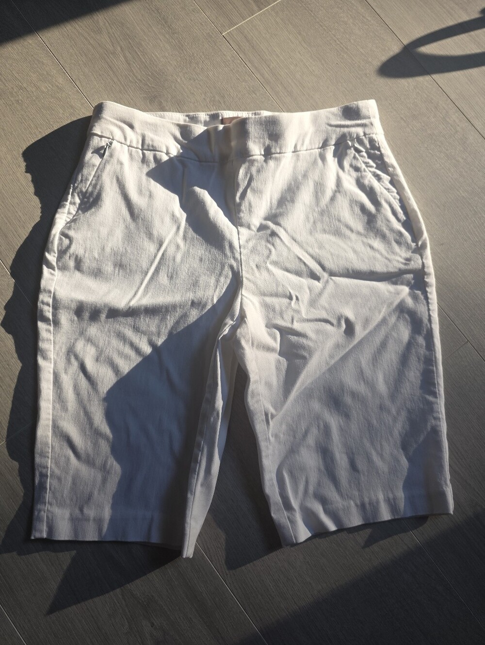 White Chicos Fitted Shorts